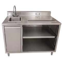 TABLE,30X72 BEV SINK LT